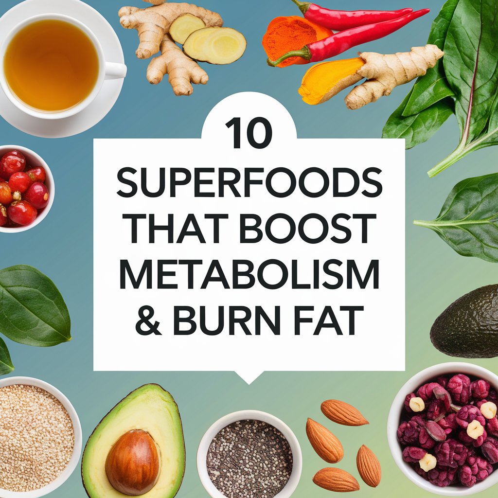 10 Superfoods That Boost Metabolism & Burn Fat